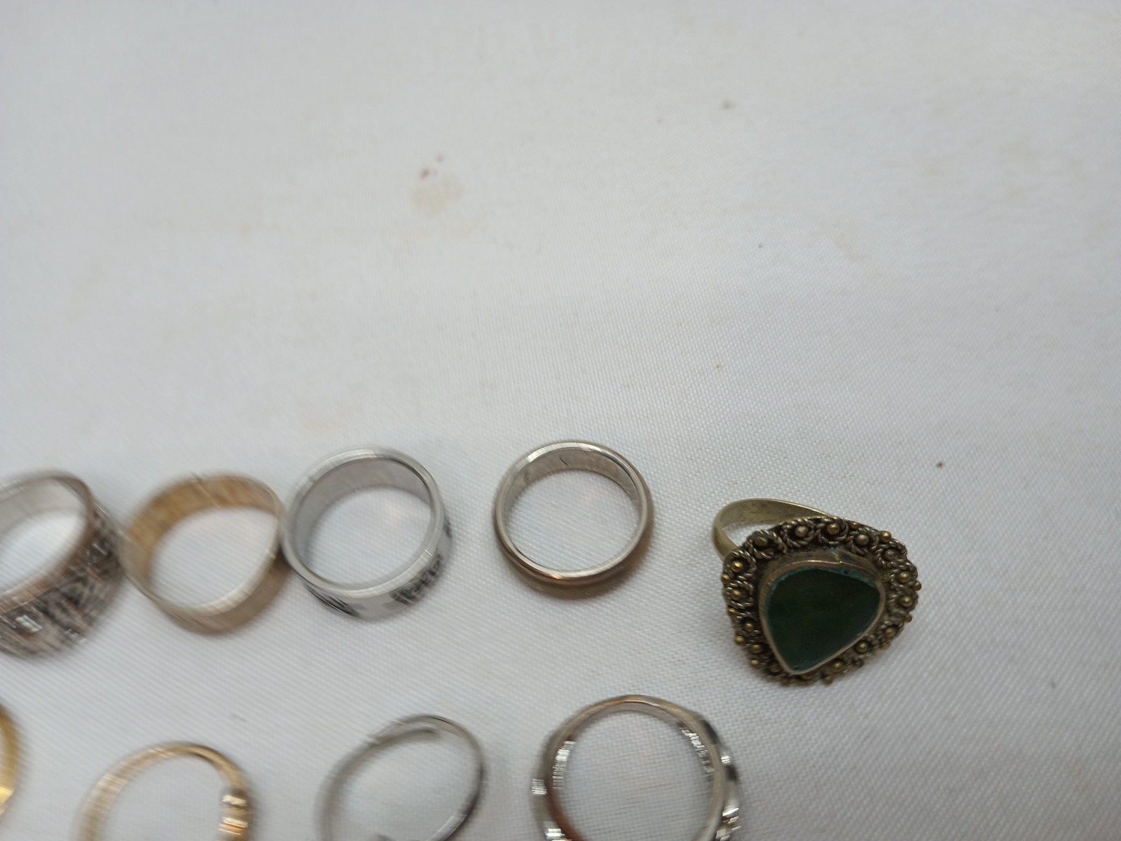 Lot of 10 Costume Jewelry Rings