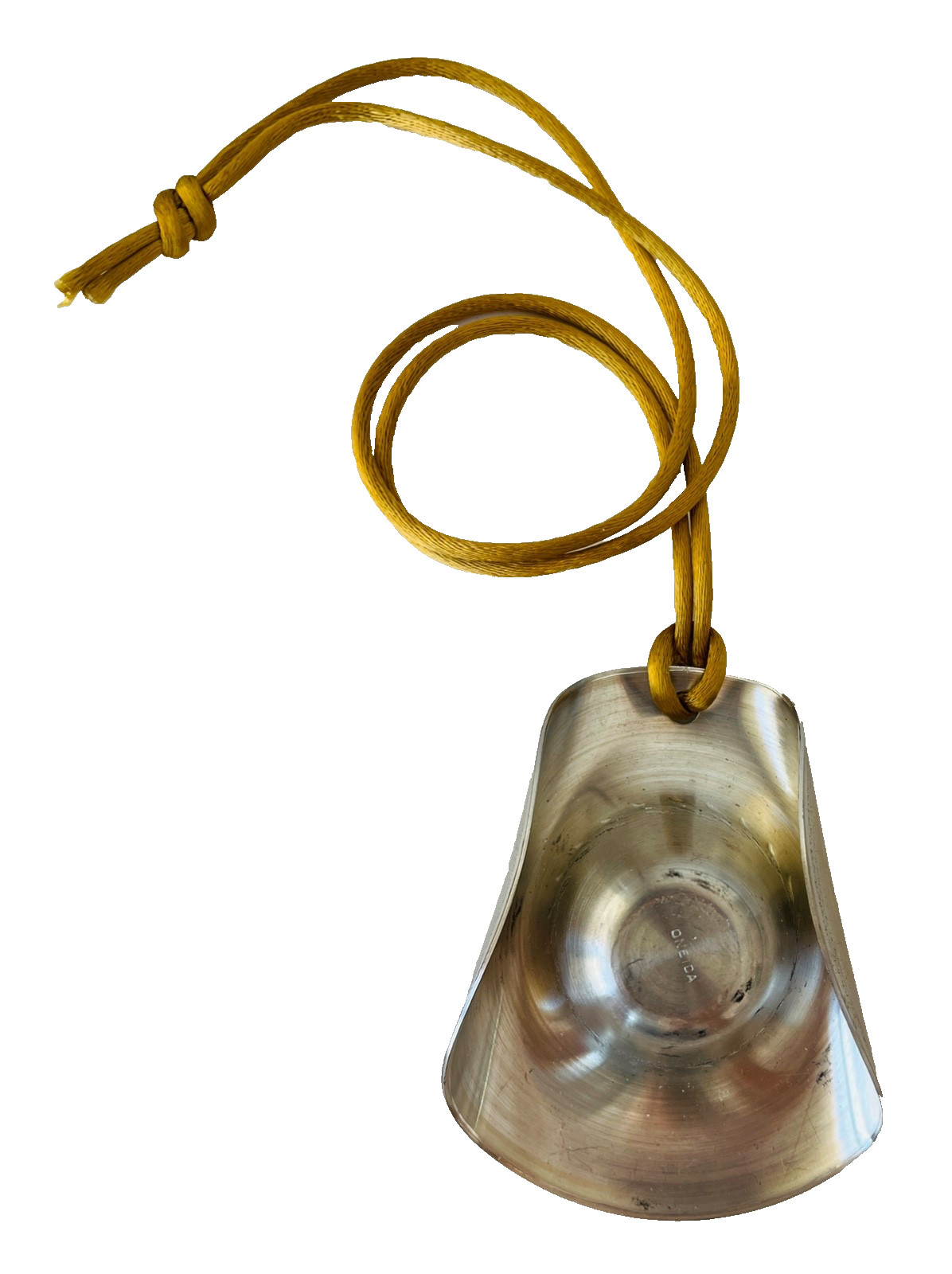 Aluminum Cowboy Hat Pendant on Silk Cord 3.25″ x 2.5″
