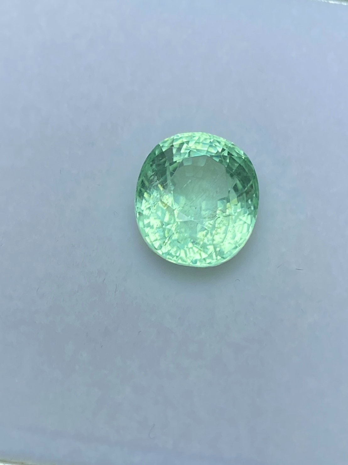 [jerseychou]Natural Paraiba Tourmaline 7.22ct , AIGS