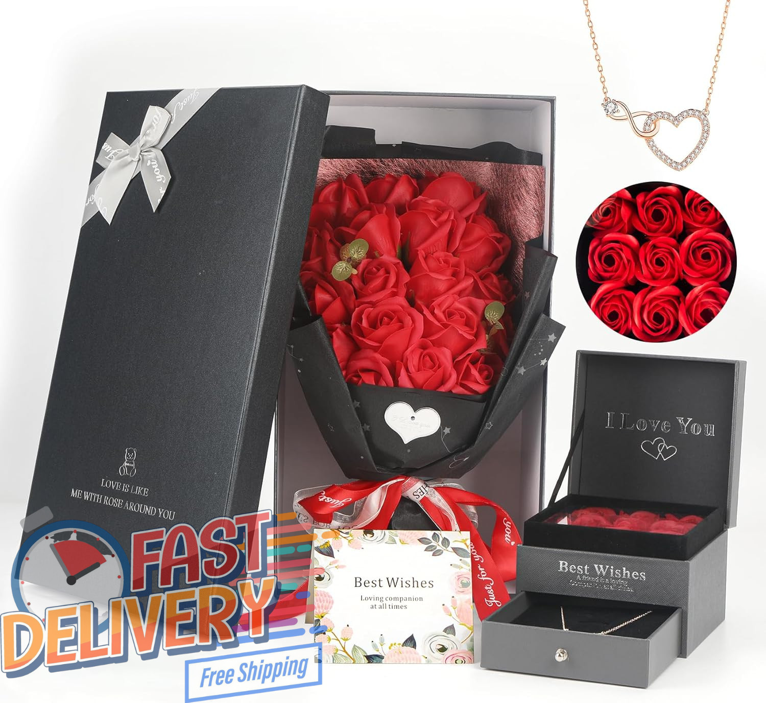 Romantic Love Anniversary Birthday Wedding Valentines Gifts for Wife Girlfriend