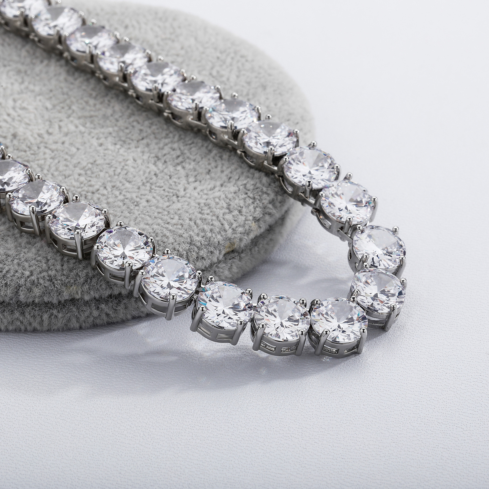Hip Hop 10mm Tennis Chain Necklace Bracelets TopBling Cubic Zirconia Jewelry