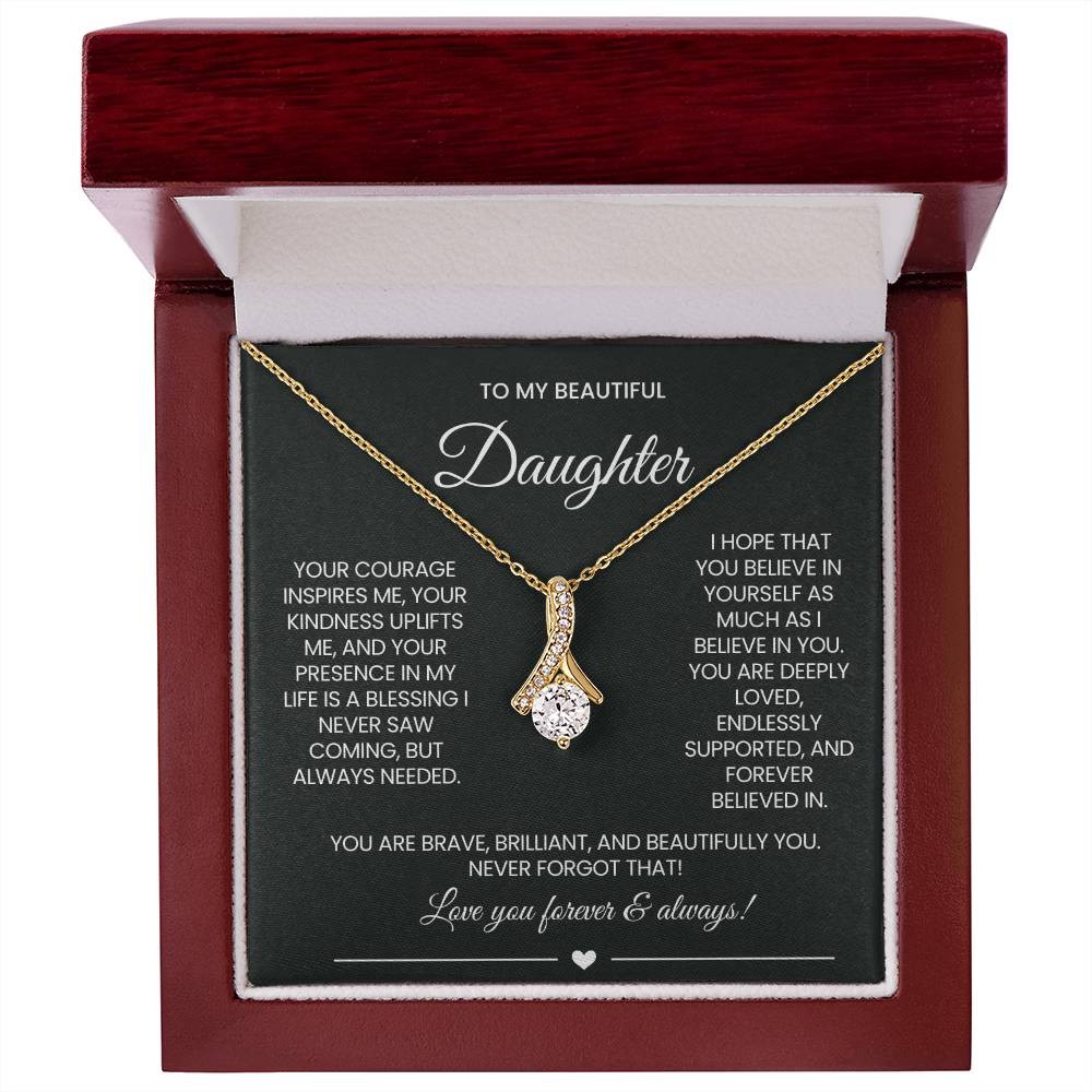 Daughter Alluring Beauty Necklace Gift