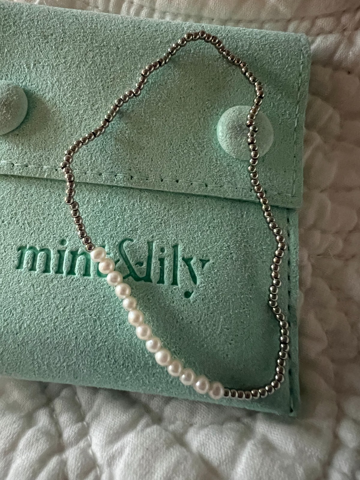 Mint & Lily Everyday Pearl Bracelet Stacking Set of 4– Stretch Bracelets