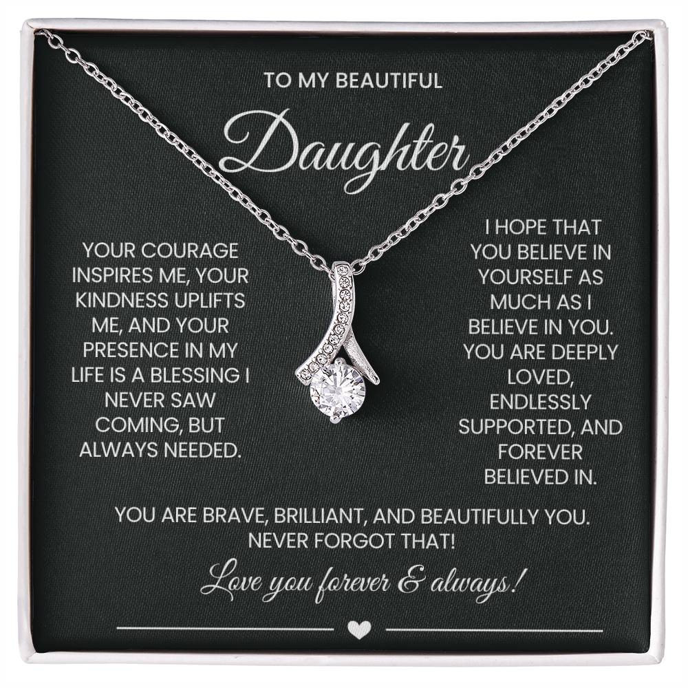 Daughter Alluring Beauty Necklace Gift