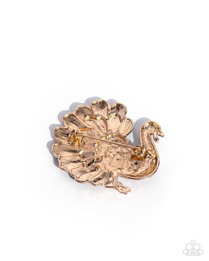 Thanksgiving Tenure – Multi Paparazzi Brooch