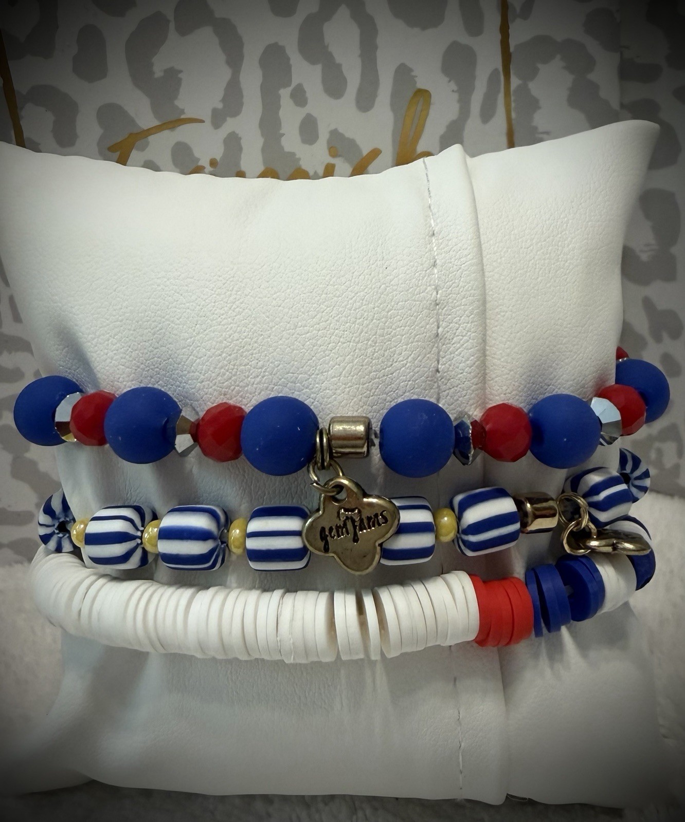 New ERIMISH Bracelets 3 Pc – Red, White & Blue Custom Regular, Kids Or Extended