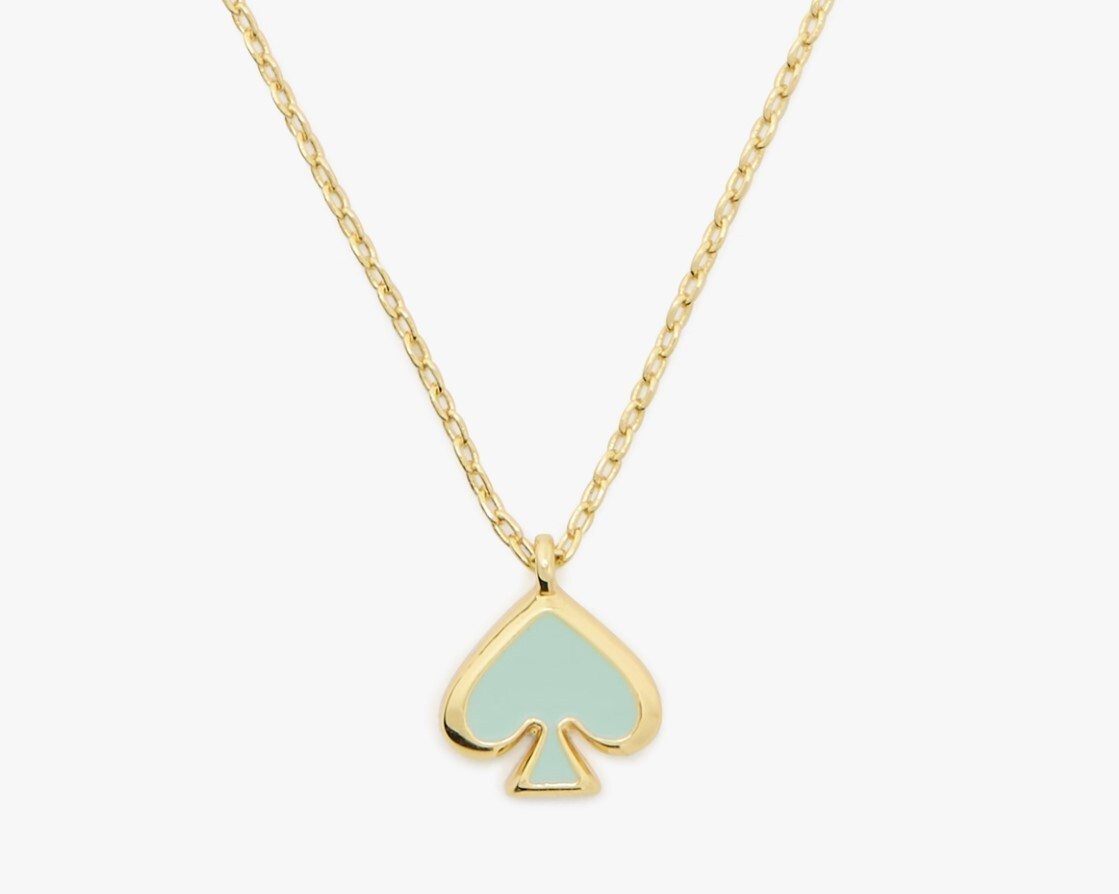 Kate Spade Everyday Spade Enamel Mini Pendant O0RU3073 NWT