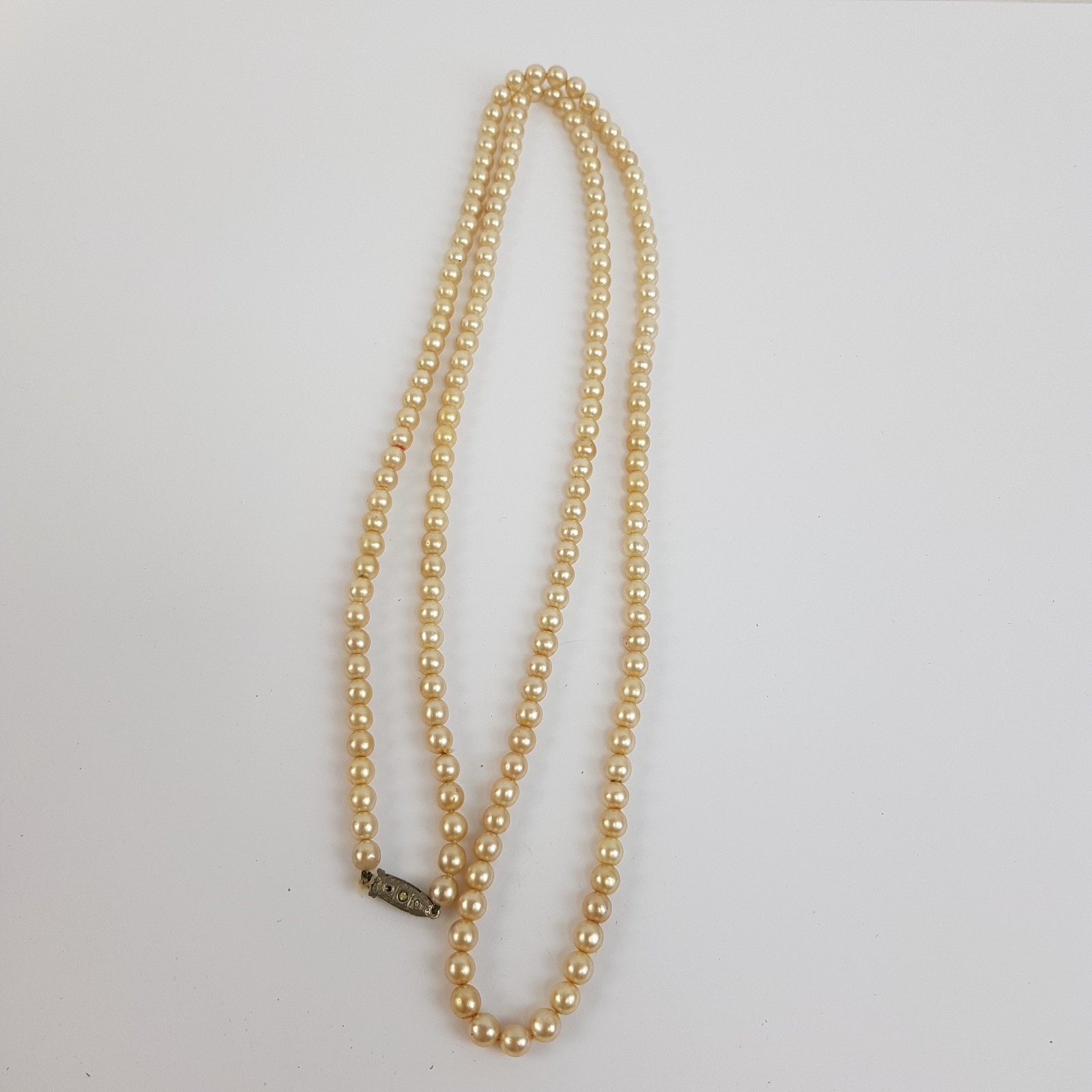 JOB LOT X4 Simulated Pearl Necklaces Various Lengths (See Description)