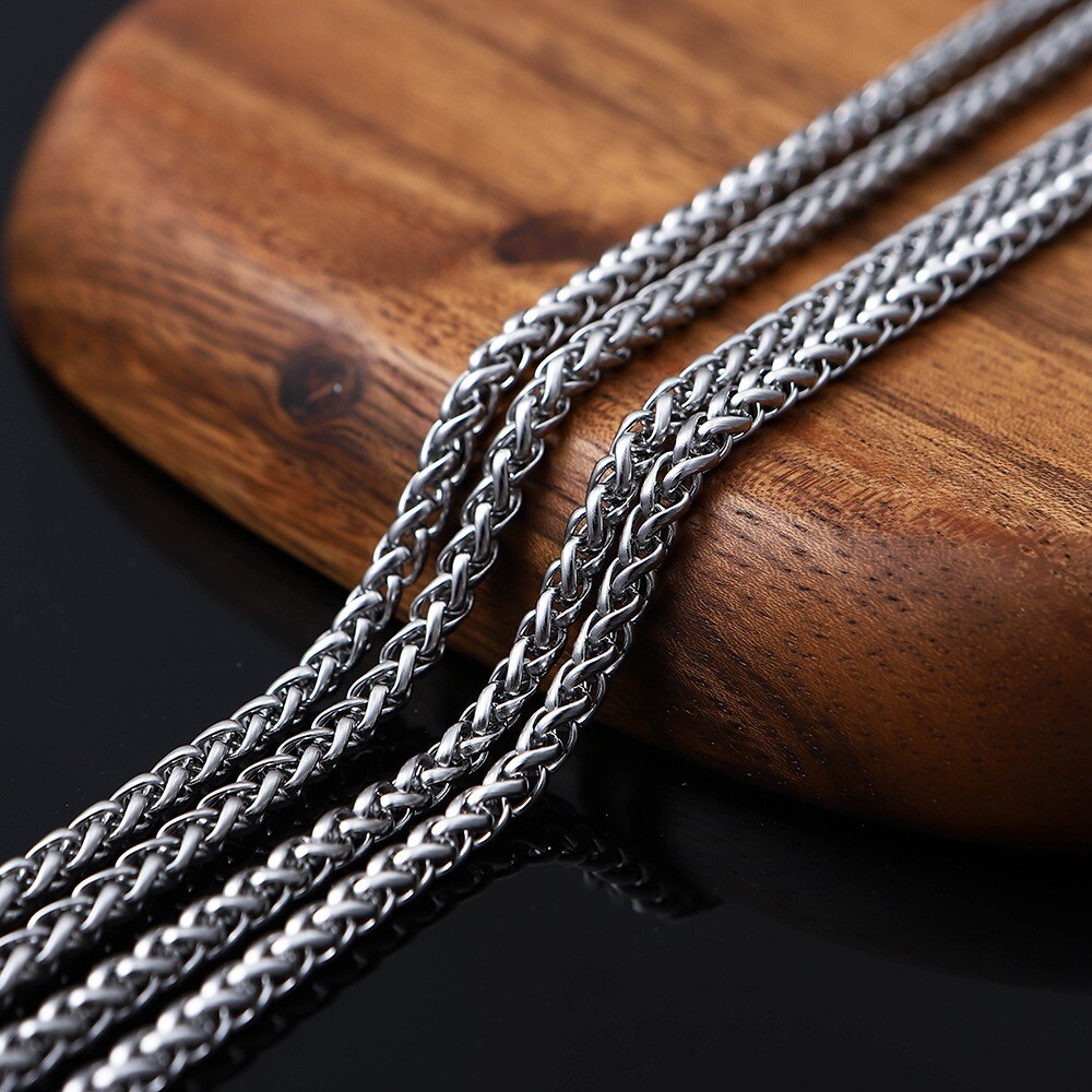 Men Vintage Norse Viking Rune Vegvisir Pirate Compass Pendant Necklace Chain 24″