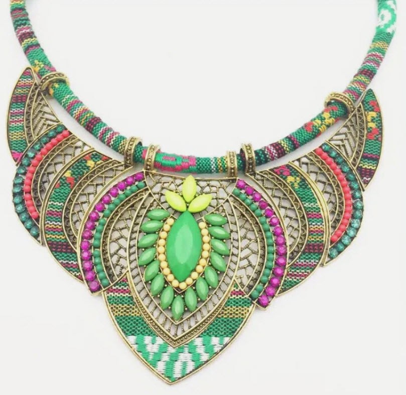 BRIGHTON BEACH Ethnic Style Retro Chunky Necklace