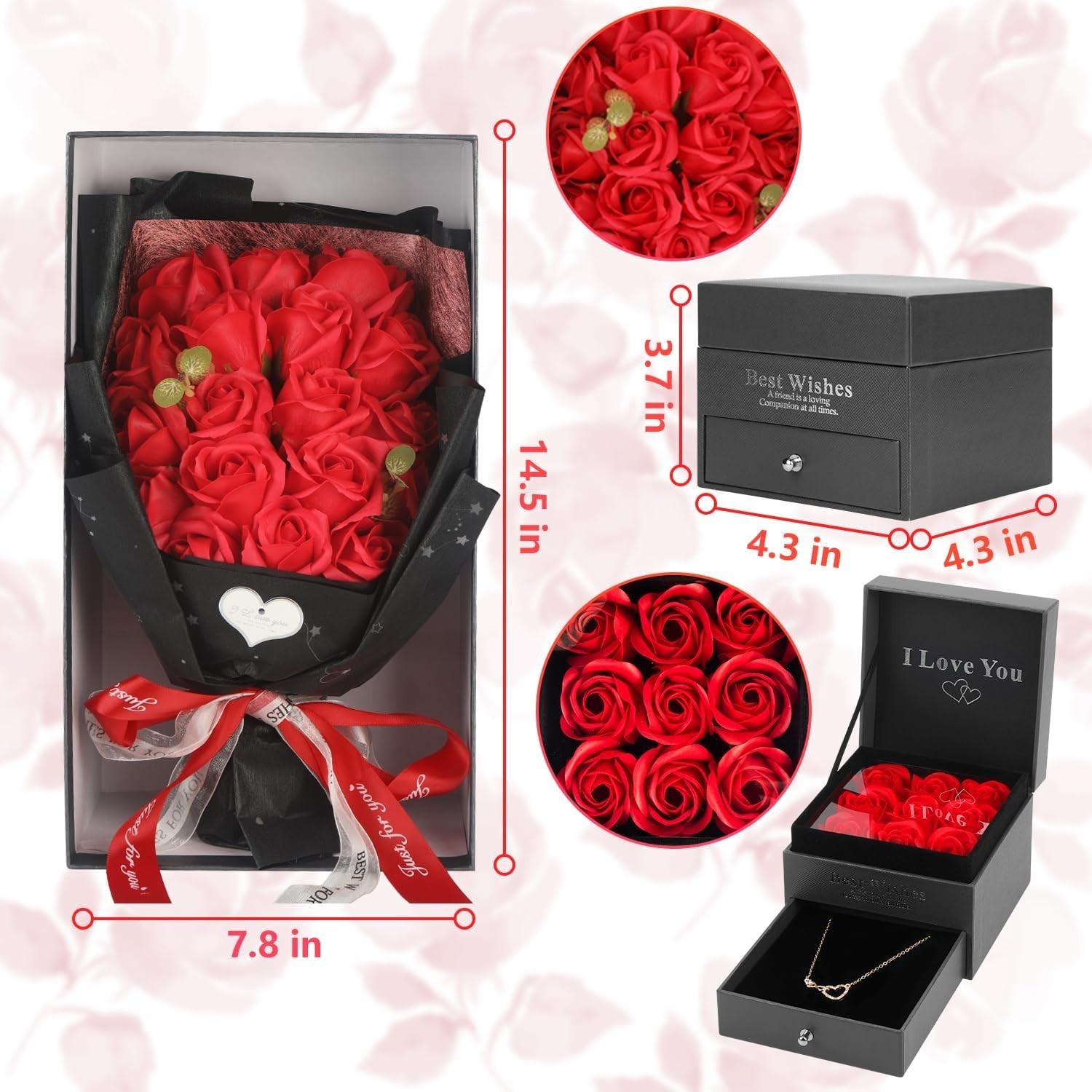 Romantic Love Anniversary Birthday Wedding Valentines Gifts for Wife Girlfriend