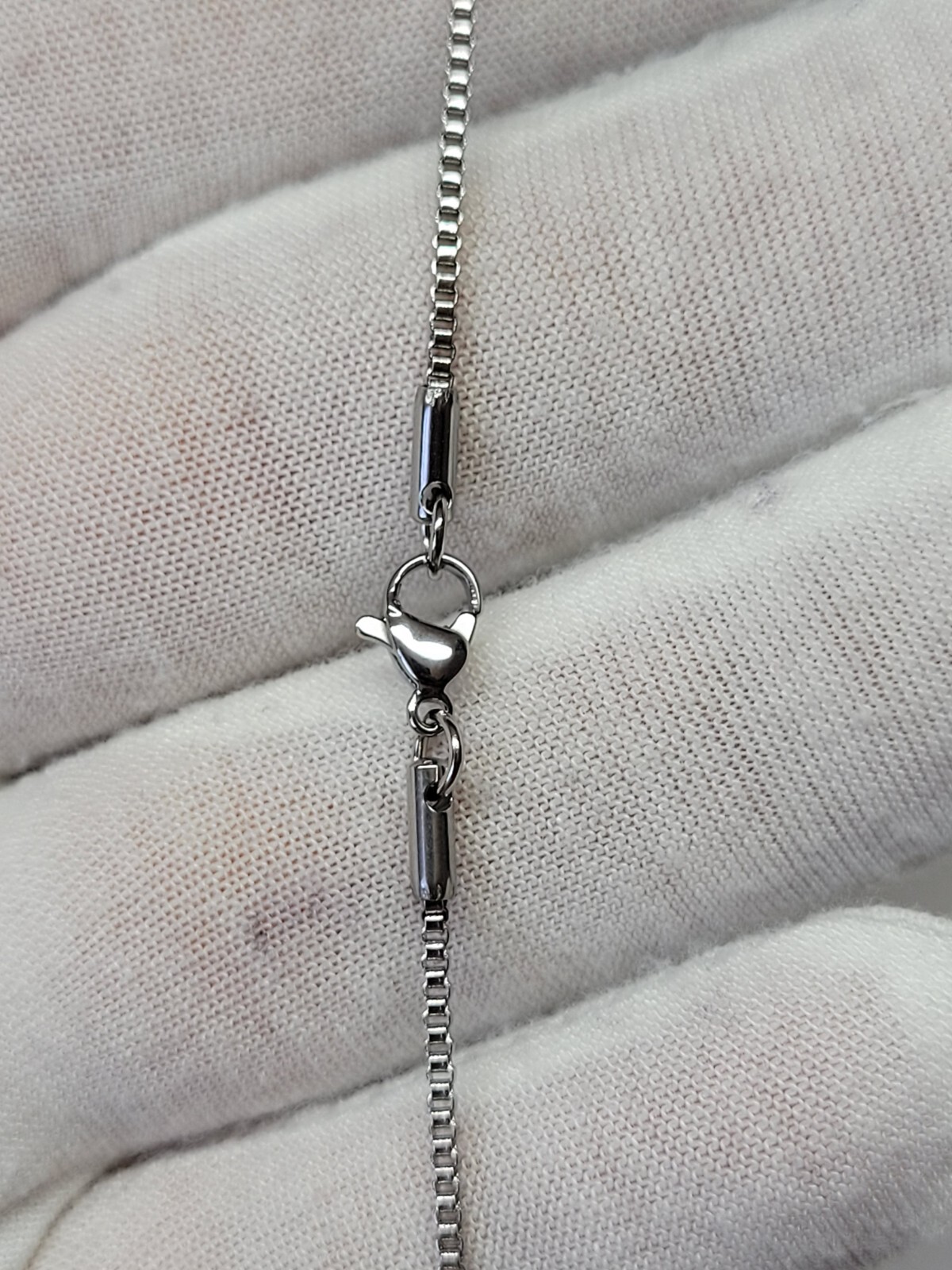 Stainless Steel Box Chain Necklace Unisex, Hip Hop Jewelry Women Men