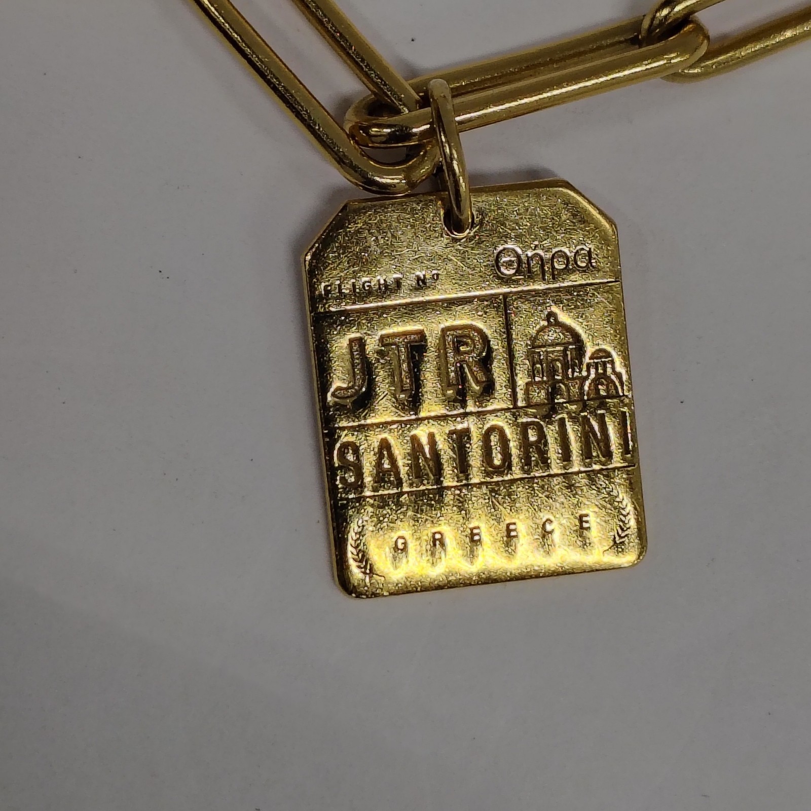 Jet Set Candy JSC 925 Gold Vermeil The Daily 360 Luggage Tag Charm Bracelet 25g