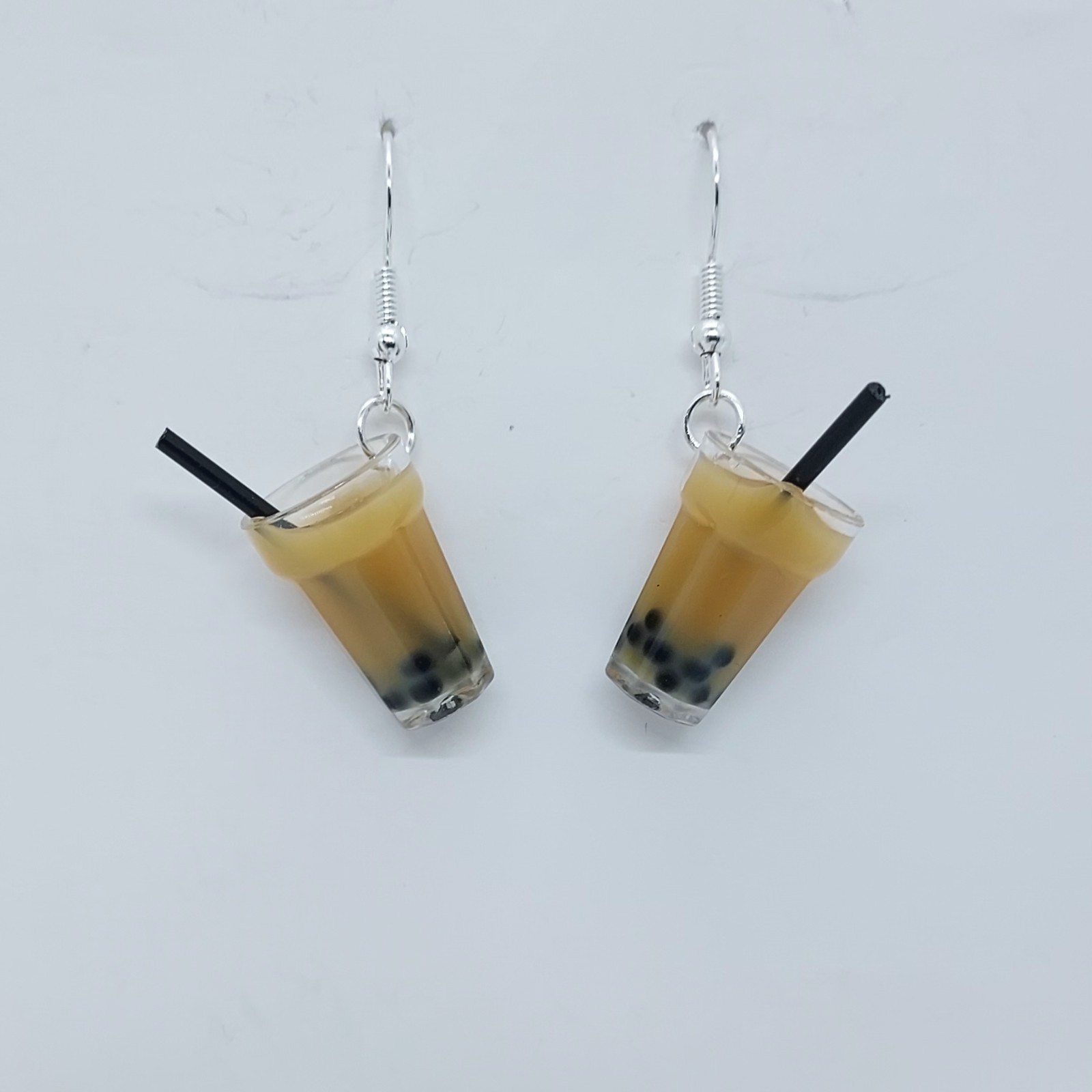 USA Seller 3D Boba Tea Bubble Pendant Necklace Jewelry Healing Colorful