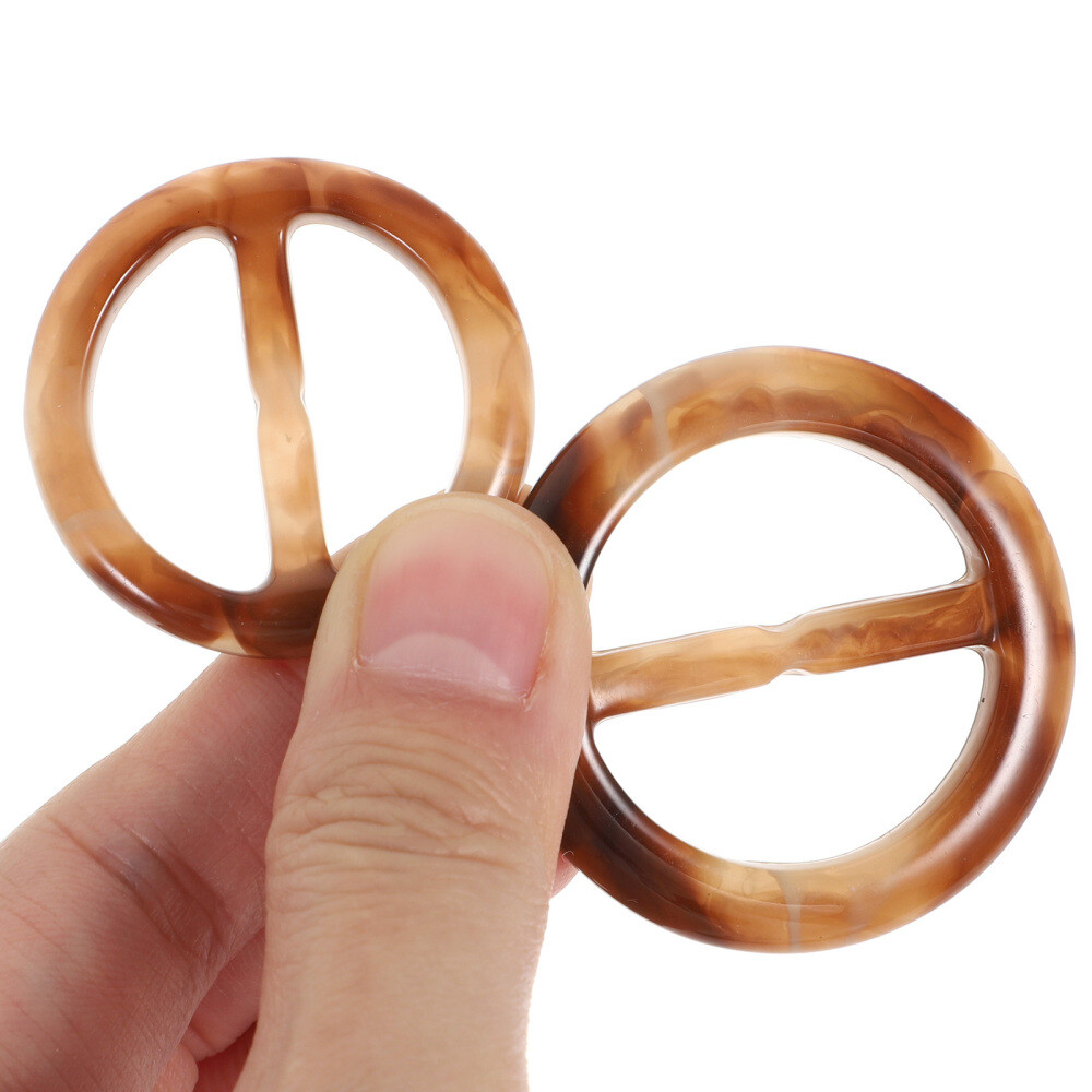 20Pcs Scarf Rings and Slides Tee Shirt Holder Clip Silk Sweater Miss Man