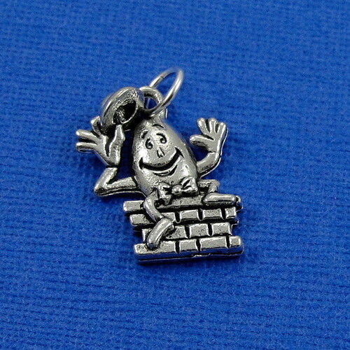 Silver Humpty Dumpty Charm – Nursery Rhyme Charm – Fairy Tale Childrens Charm