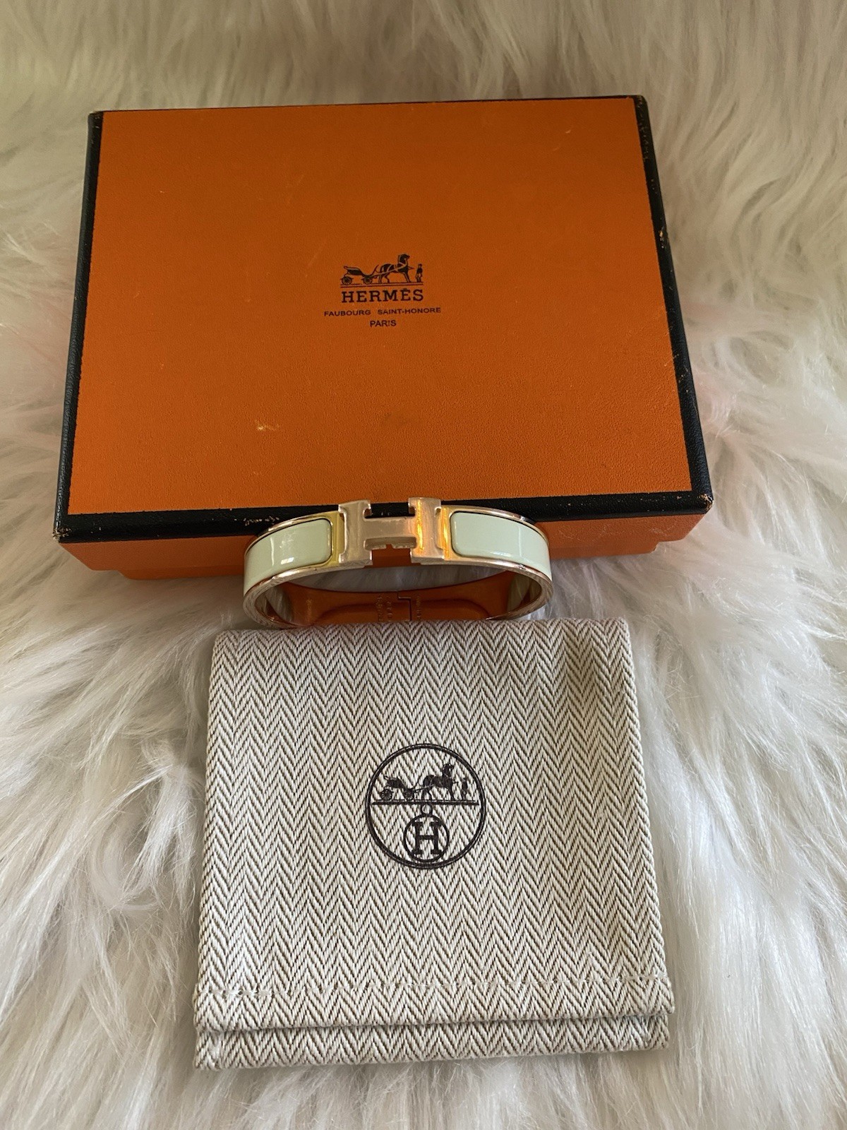 Hermes Clic Clac H Bracelet Authentic