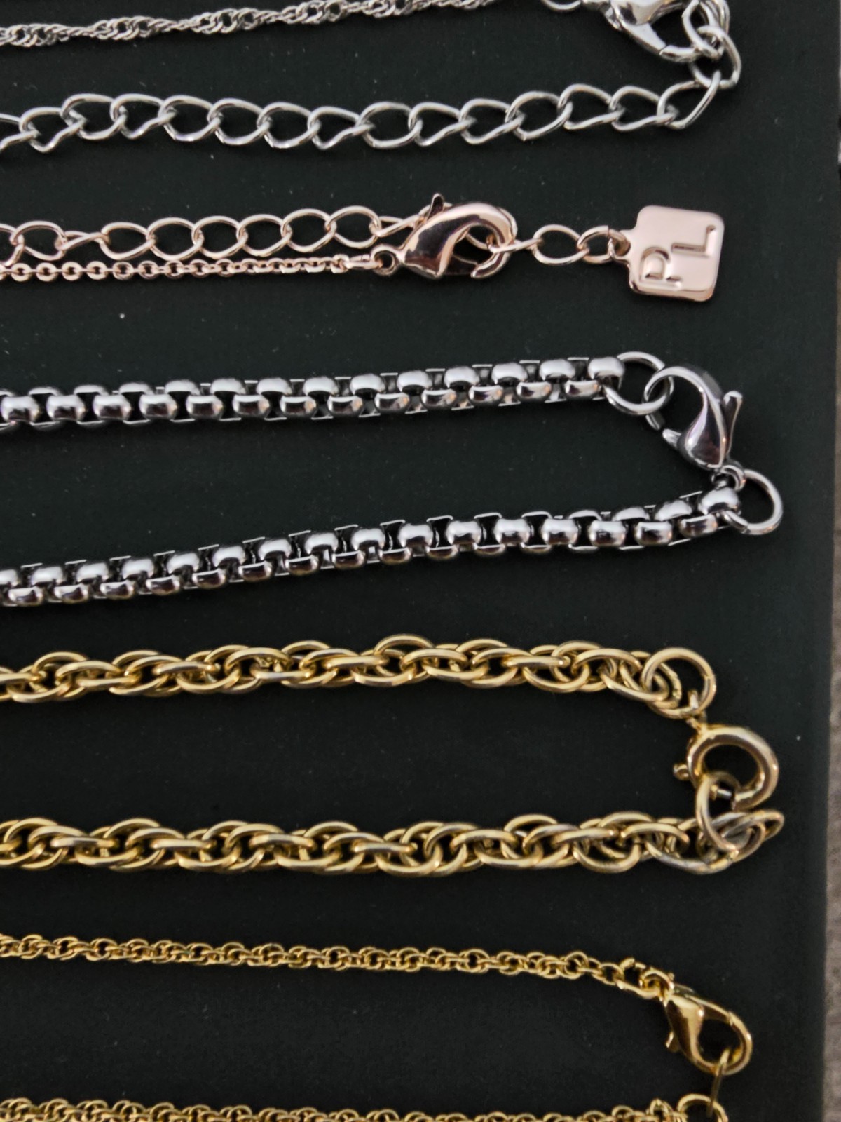 Lot of (12) Necklaces Mixed Metals/Materials