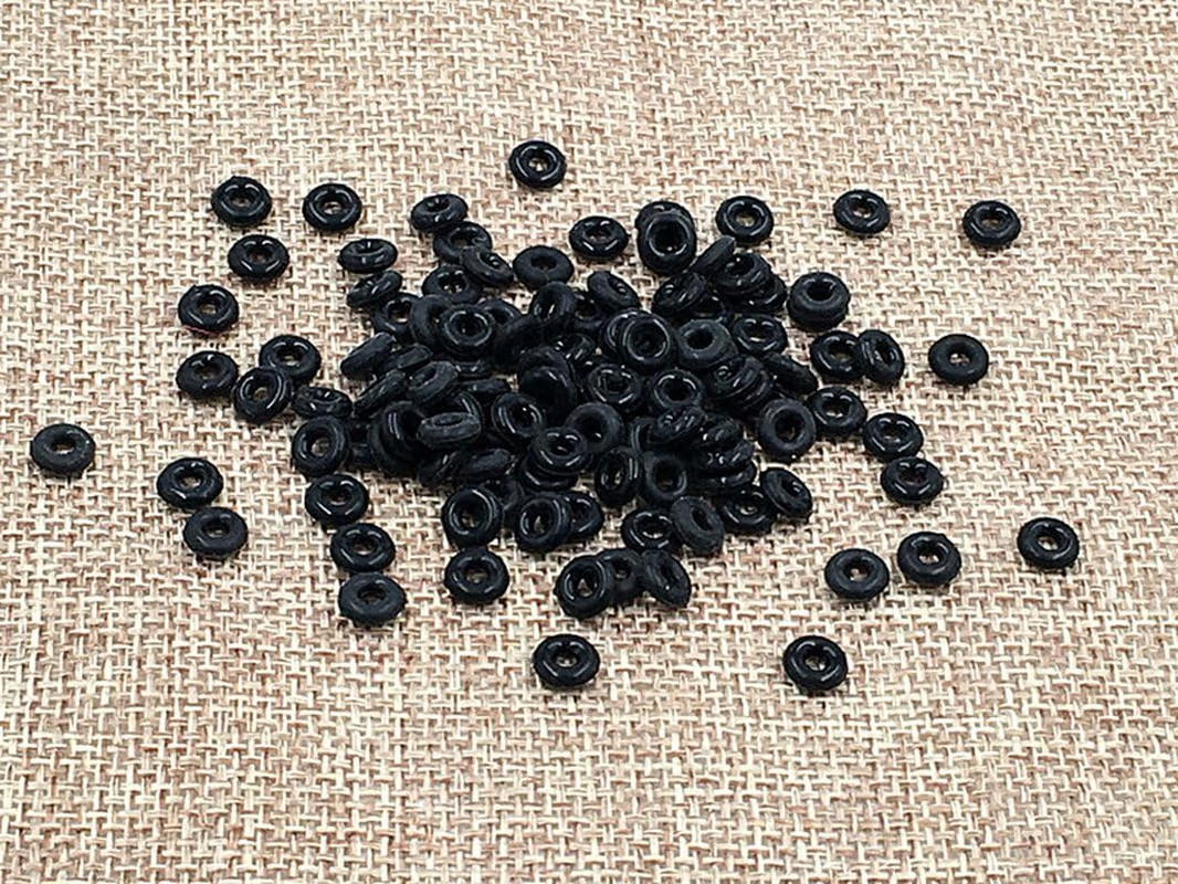 Silicone Rubber Stopper Antiskid Locating Ring for Spacer Beads Bracelet Necklac