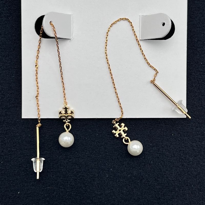 New Burch Deop Pearl Earrings with Jewelry Pouch Size:8.5*0.5cm