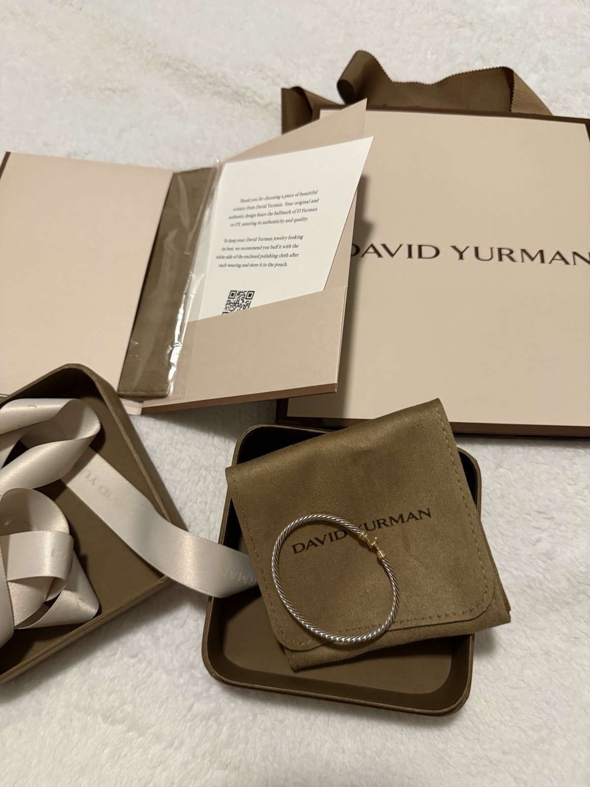 David Yurman MICRO CABLE FLEX® BUCKLE BRACELET size S
