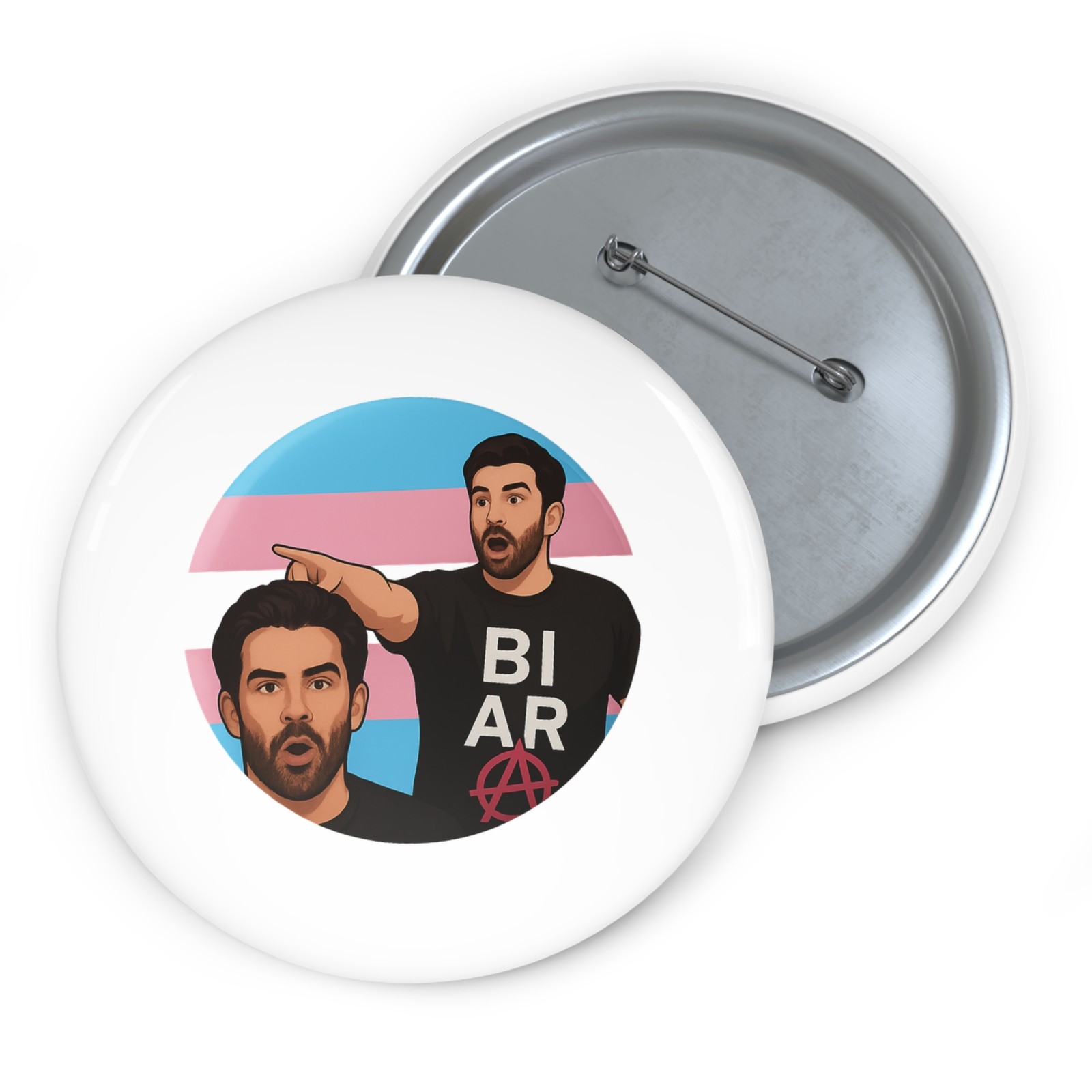 Hasanabi Trans Rights Meme | Twitch Pin, Streamer Badge, Fan Gift