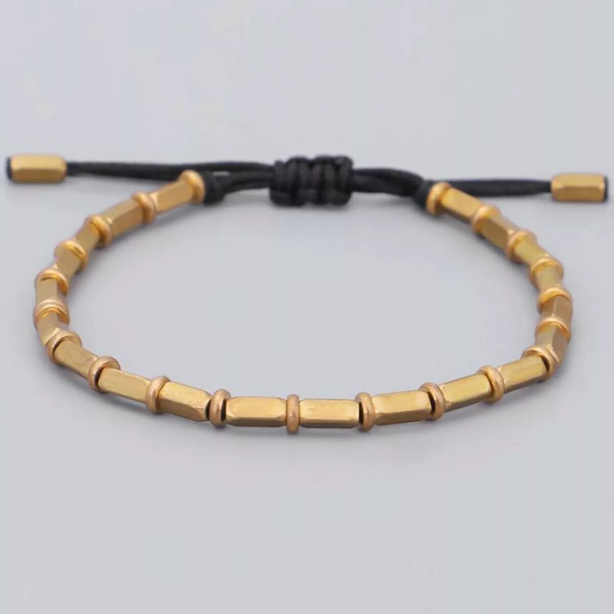 Red/Black- Tibetan Buddhist Long-Copper Beads Healing Lucky Rope Bracelet Bangle