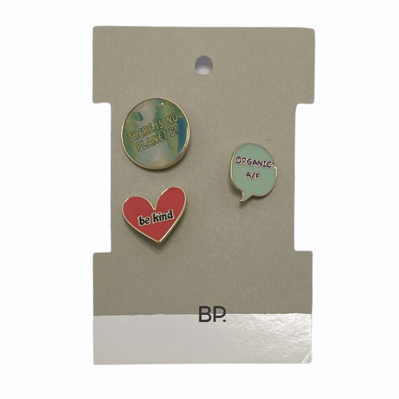 BP. NWT Expression Lapel Pin Set Of Three