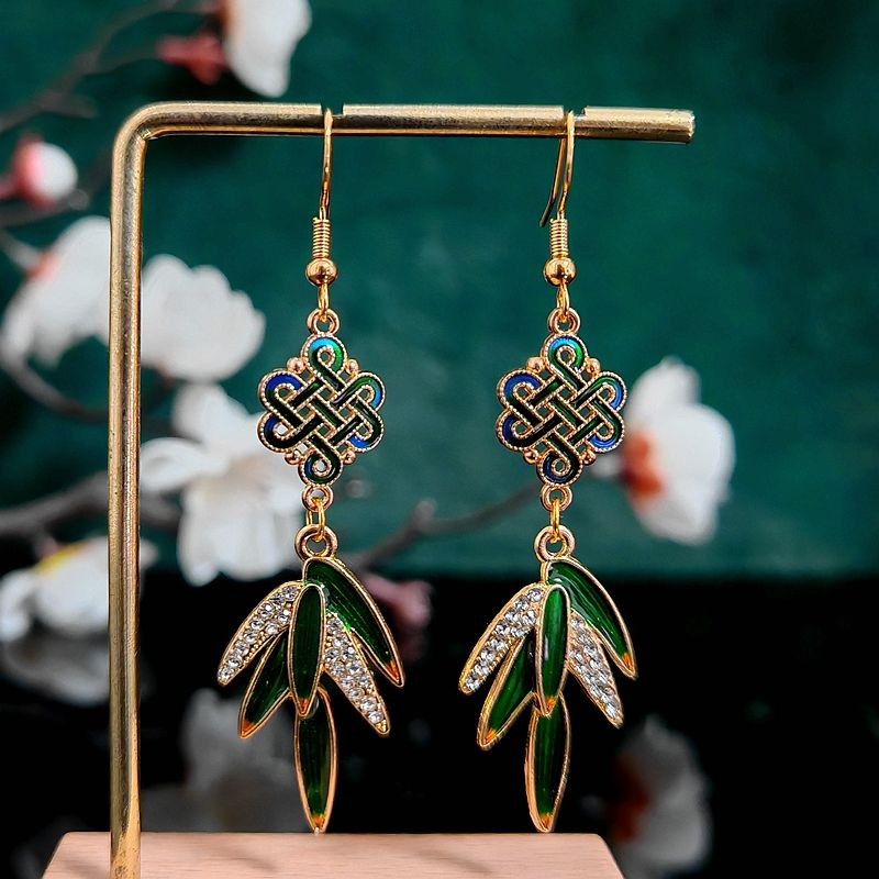 Vintage Chinese Style Elegant Earrings Hanfu Jewelry