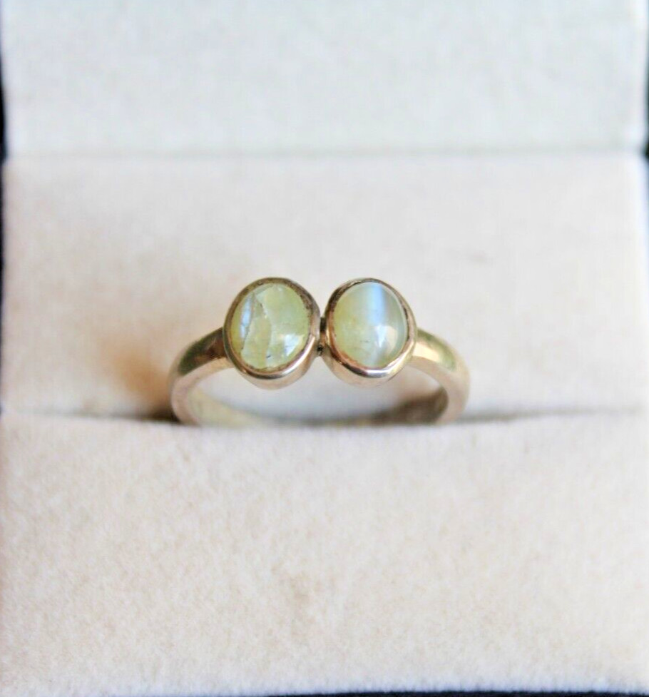 925 Sterling Silver White Rainbow Oval Cut Gemstone valentine’s day Gift Ring