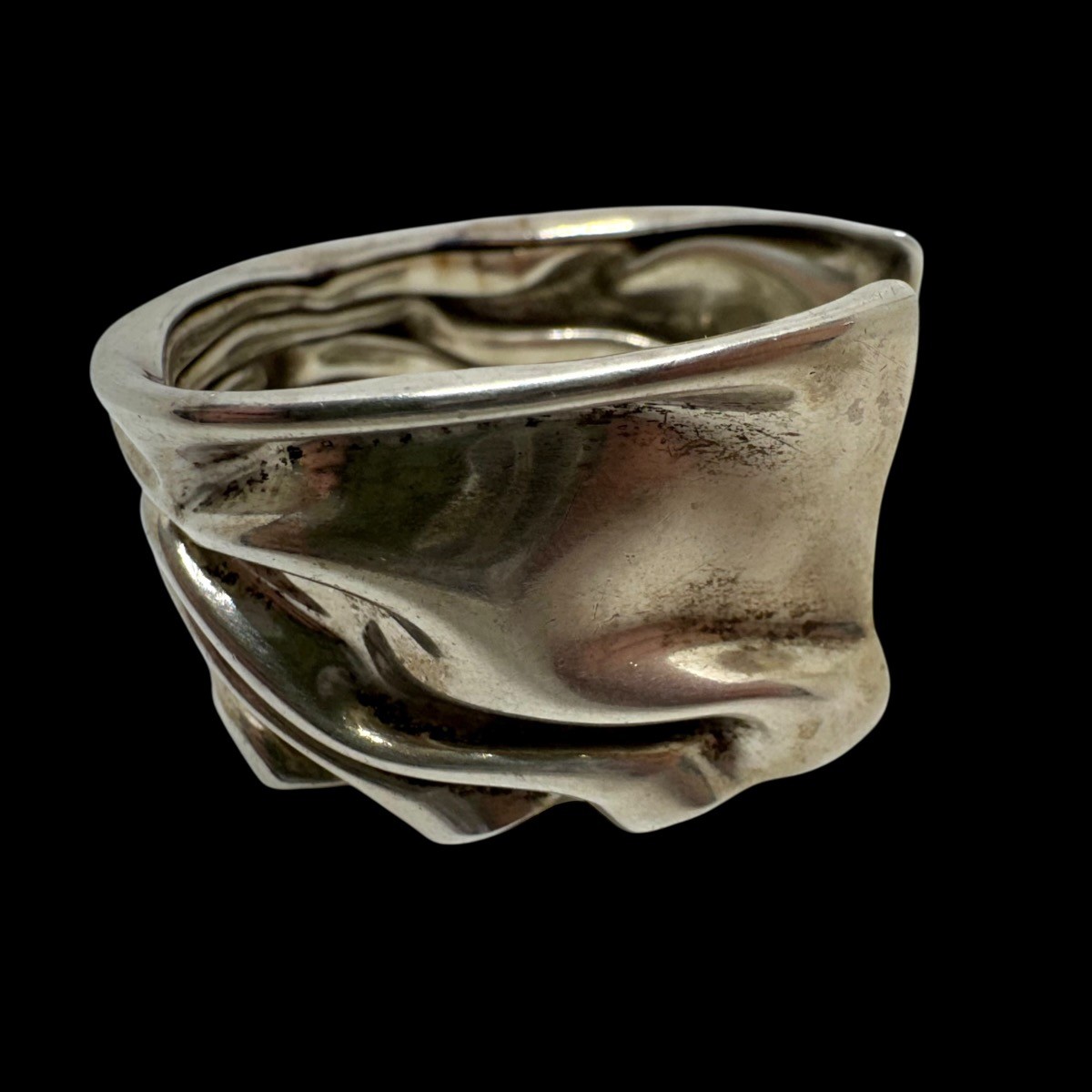 Sterling Silver 925 6″ Thick Cuff Bangle Bracelet – 30G! (CMP122430)