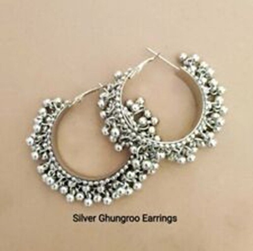 Bali Earrings Silver Gold Kori AD style As Per Picture More Variations All Types