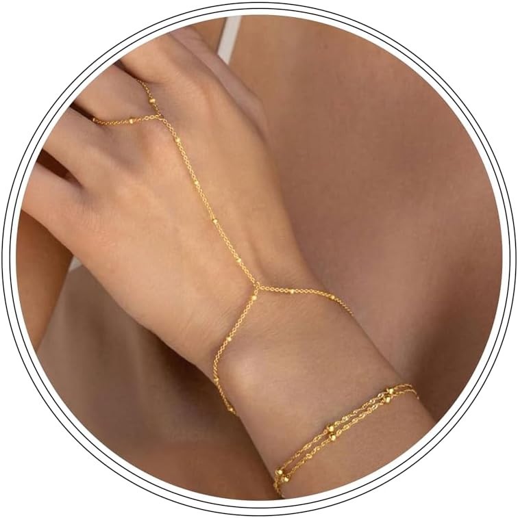 Tarnish-Free 14K Gold and Cubic Zirconia Bracelet Set for Everyday Elegance