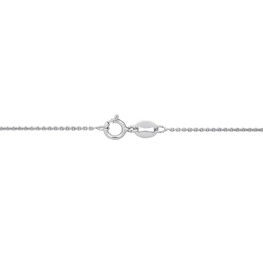 AMOUR Cable Chain Necklace In Platinum, 16 In