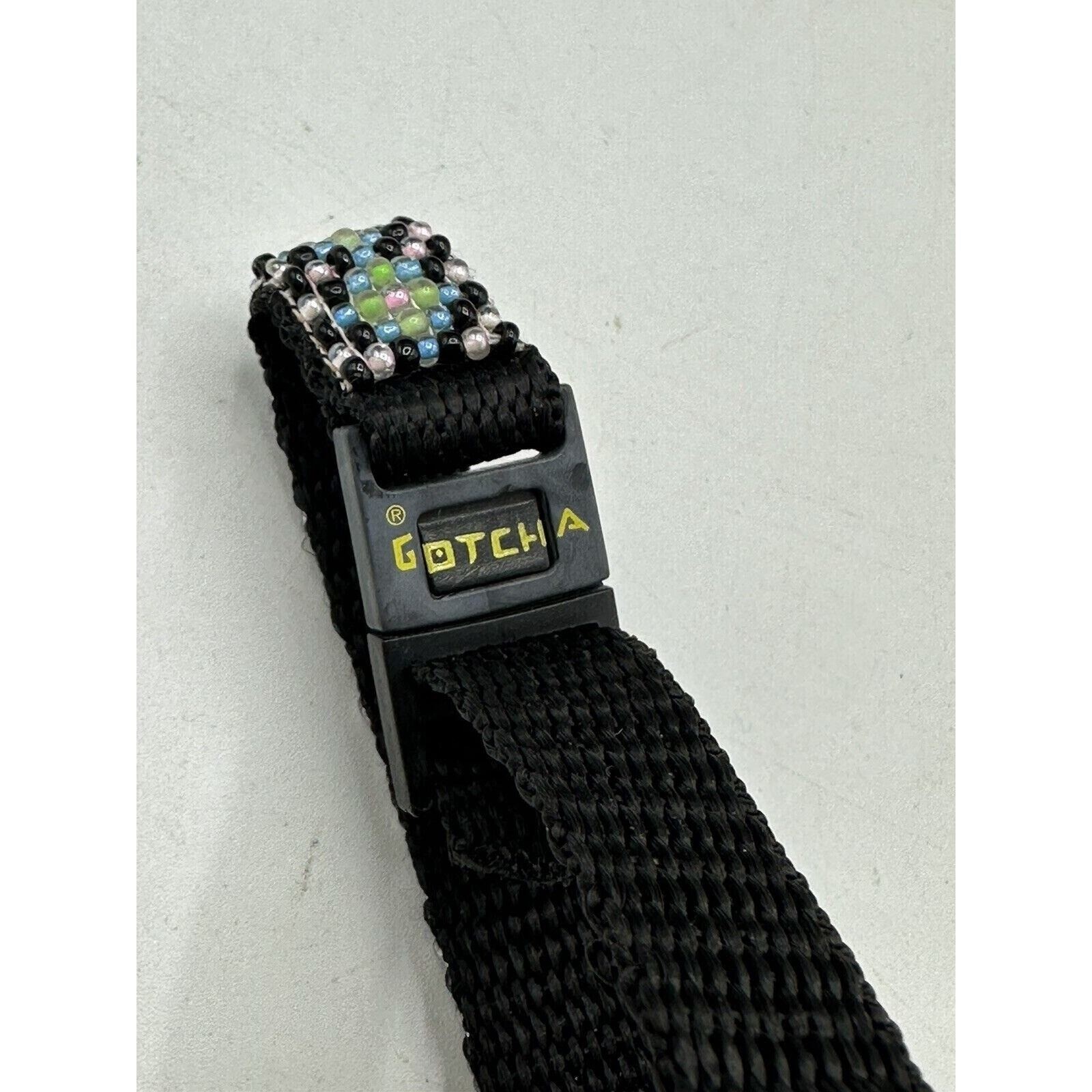 Vintage Gotcha Bracelet Adult Unisex Surf Skate Beaded Wrap Multi 80s 90s
