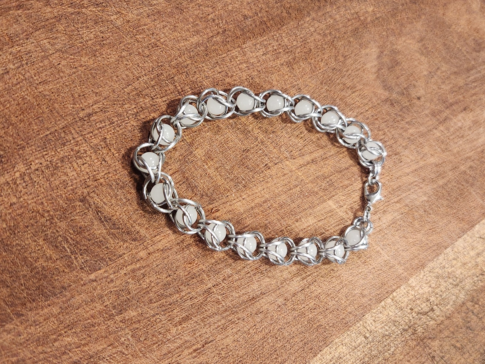 Custom Made Glow In The Dark Bracelet – One-Of-A-Kind but not 14 kt :-(