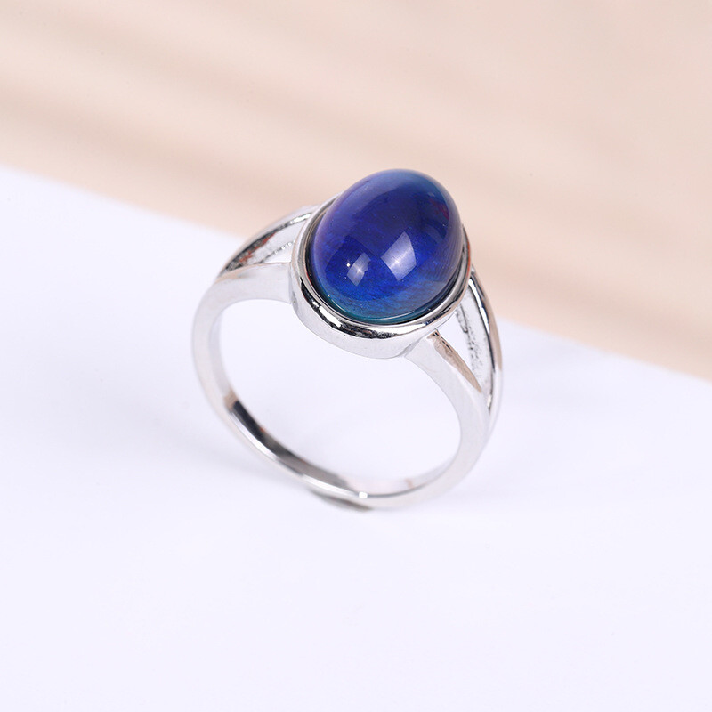 Wholesale Retro Unisex Mood Ring Feeling Temperature Color Changing Rings Gifts