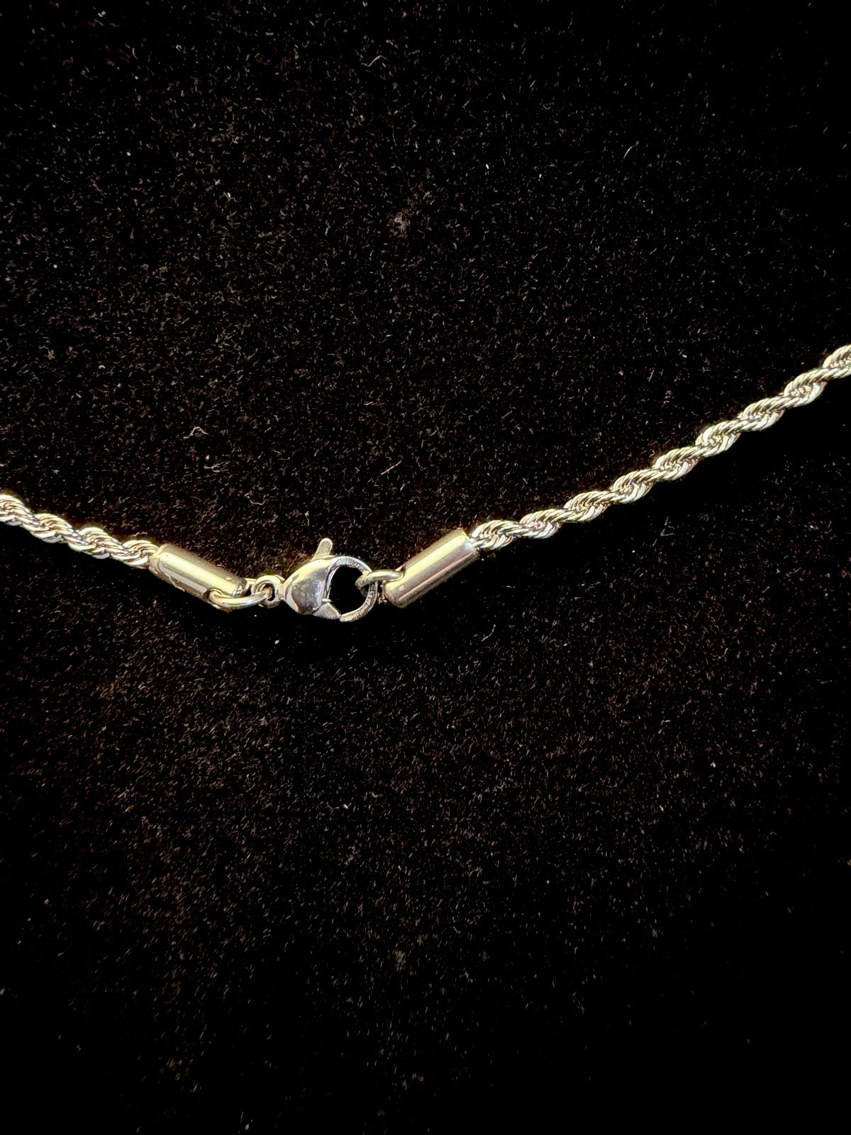 18in Dainty Rope Necklace stainless steel 2MM. Brand New!