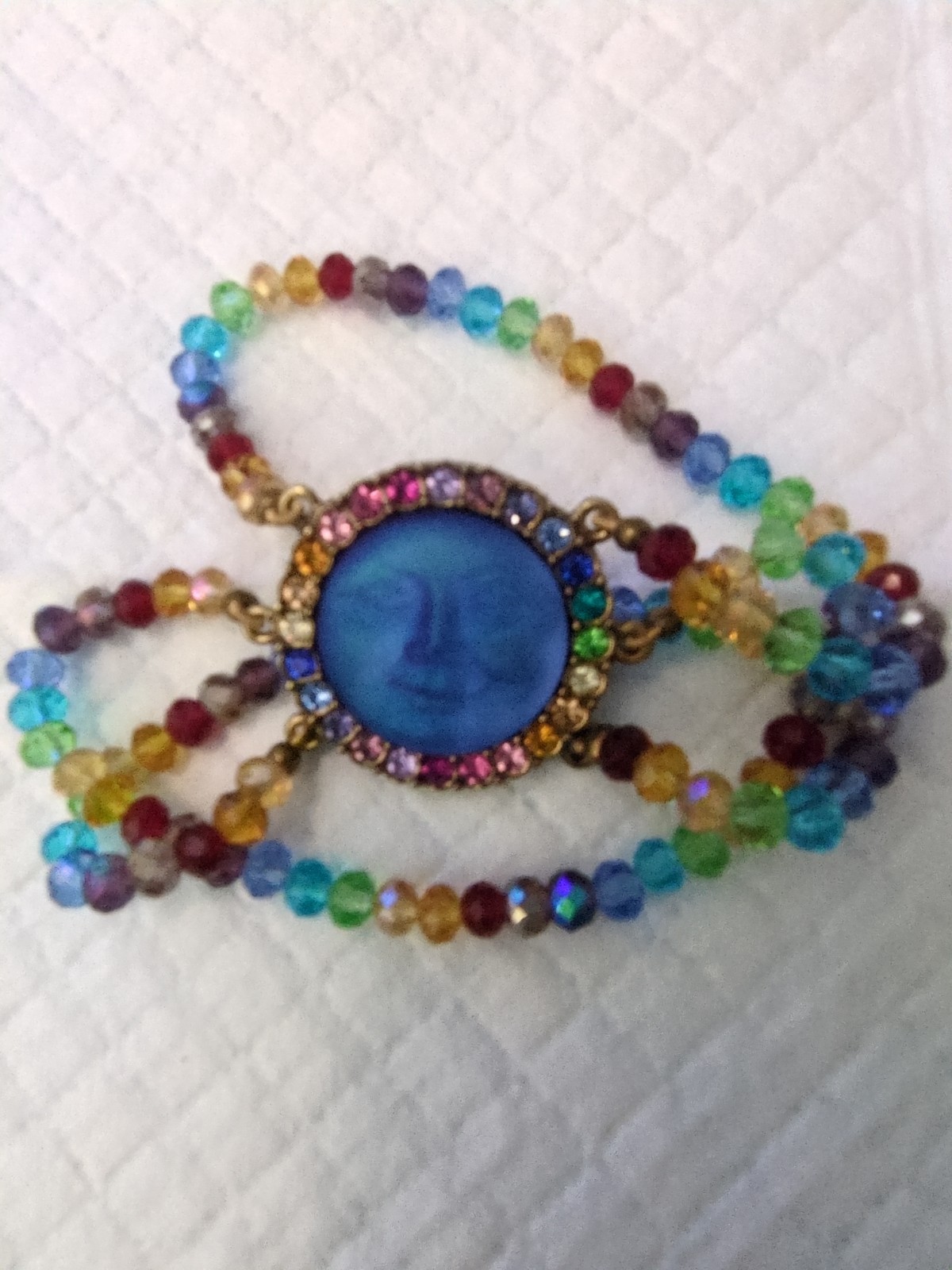 kirks folly “Blue” moon face bracelet