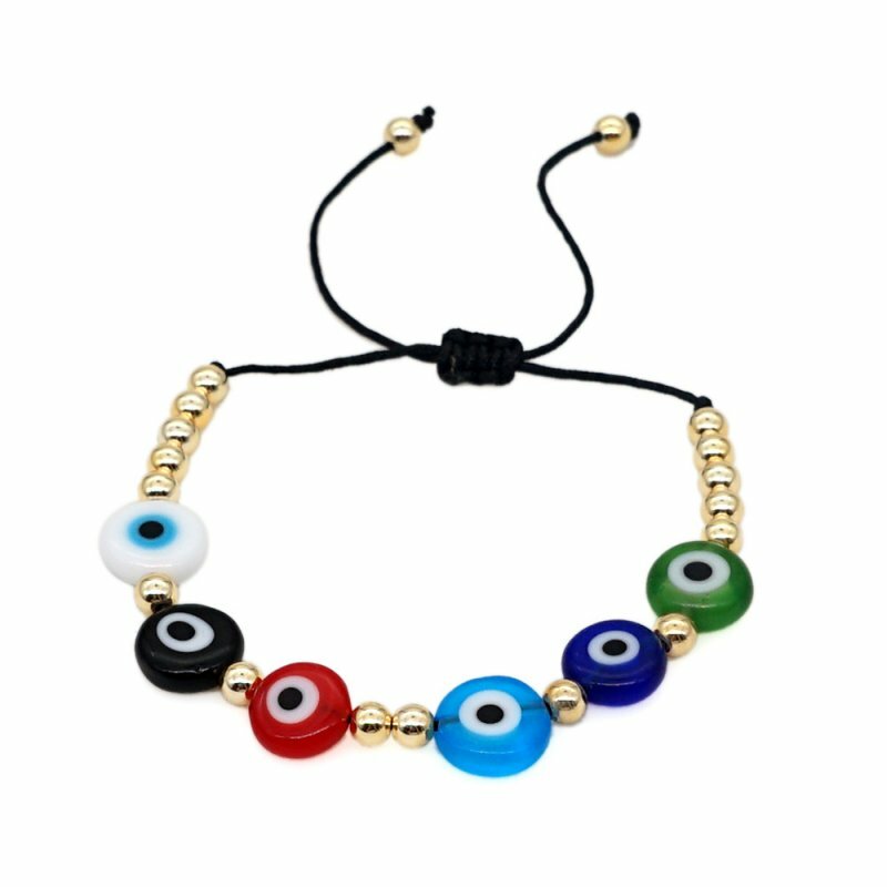 Lucky Evil Eye Beaded Bracelet Handmade Red Rope Adjustable Bangle Jewelry Gifts