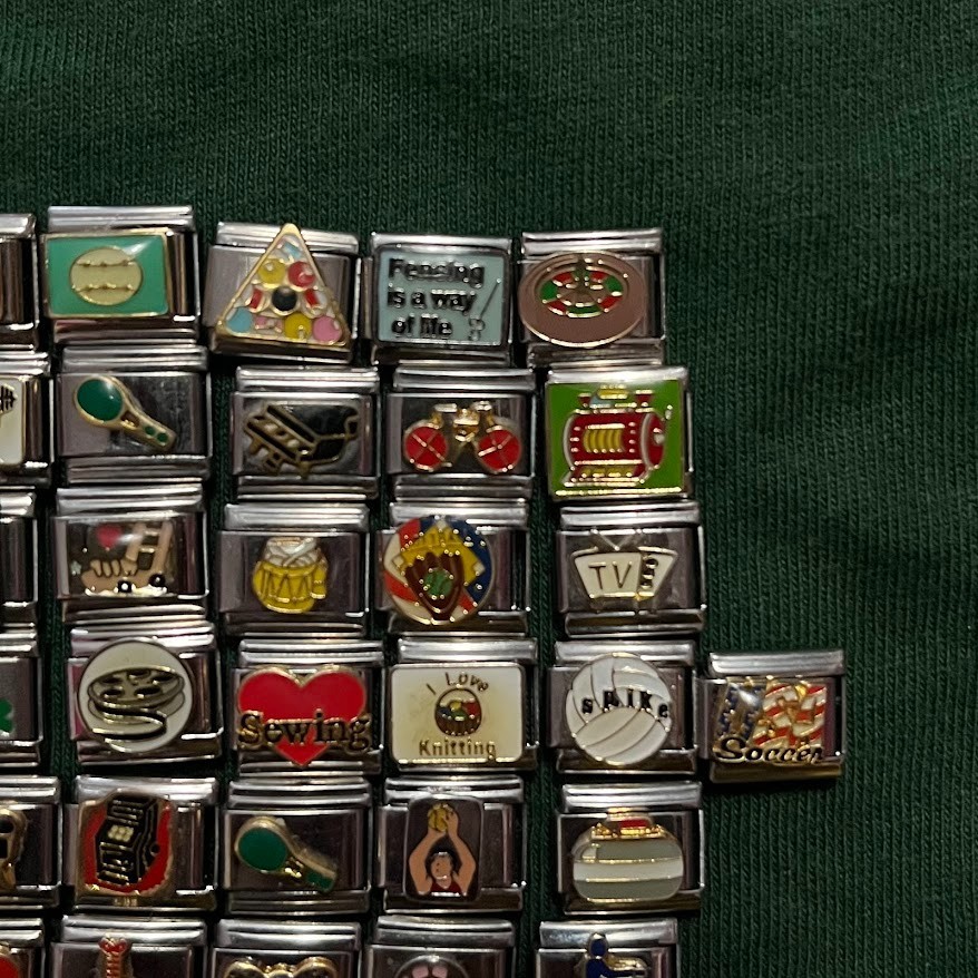 You Pick – Retro Y2K Italian Charm Link Hobby Themes Sports Music Film TV Crafts