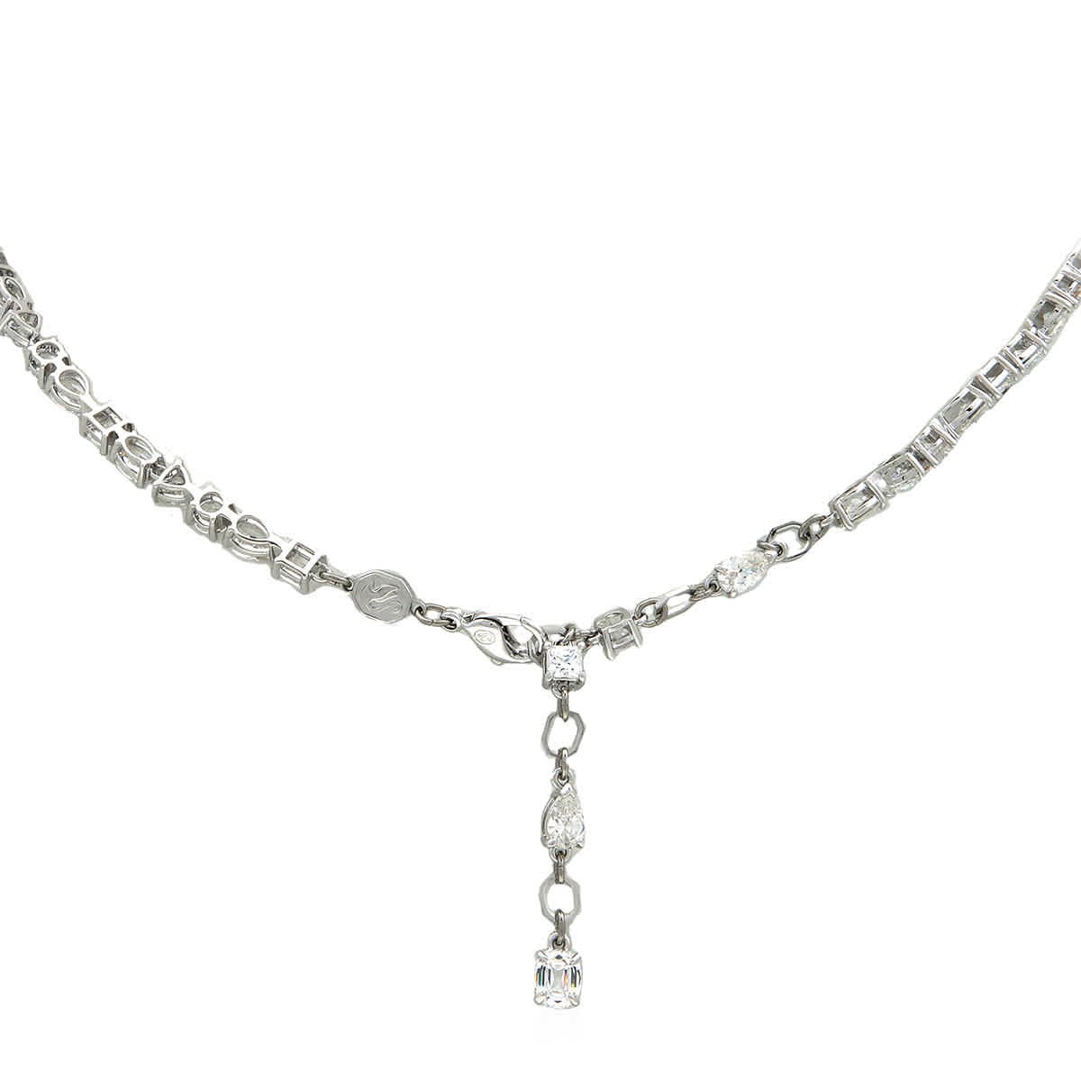 Swarovski Mesmera Necklace Rhodium Shiny Crystal