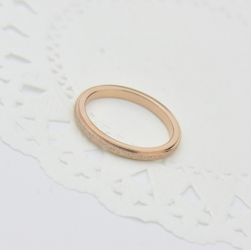 2mm Silver Gold Plated Stainless Steel Stackable Stardust Ring Band SZ 3-10