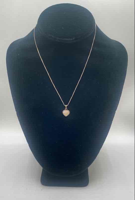 Sterling Silver 925 Jewelry Lot 4pc MOP Labradorite Elephant Heart Necklace 13g