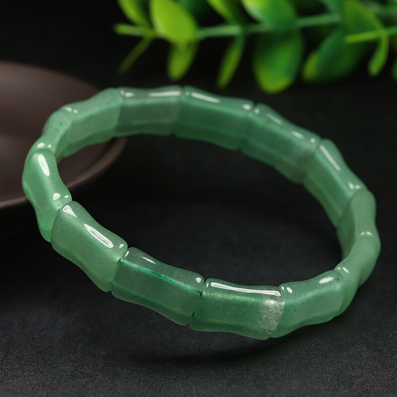 7.5″ Grade A 100% Natural Emerald Green Jade Bangle Bracelet Aventurine