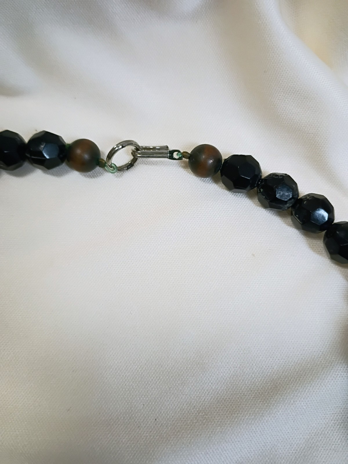 Domino & Dice Casino Necklace Acrylic Beads Hook Closure Vegas