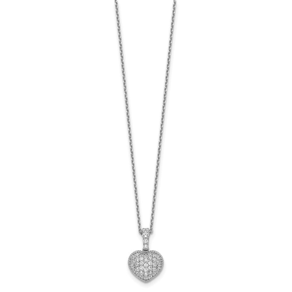 925 Sterling Silver Sterling Shimmer Sterling Silver Rhodium-plated 16 inch 40 S