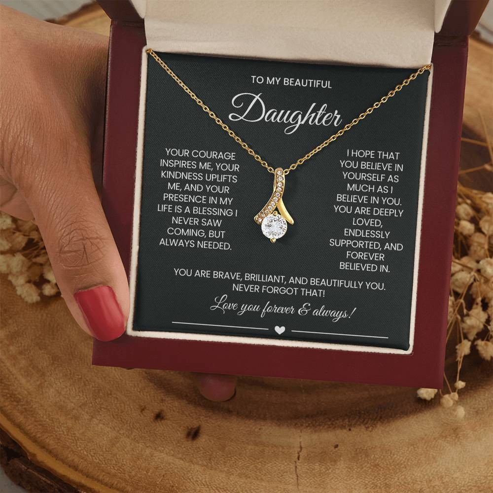 Daughter Alluring Beauty Necklace Gift