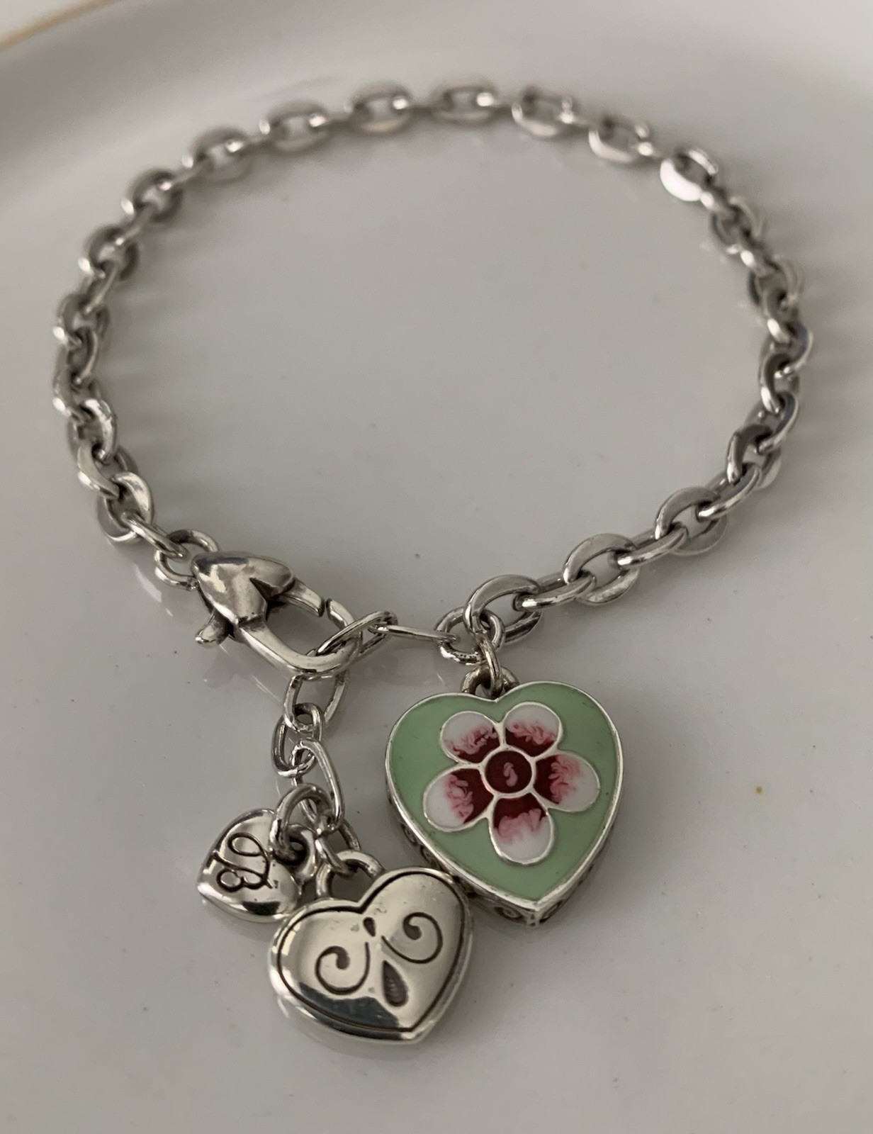 Romantic ARCHIVED Brighton HEART, Circa 2004, Sz 7.5-8 Inch Bracelet Remix, NEW