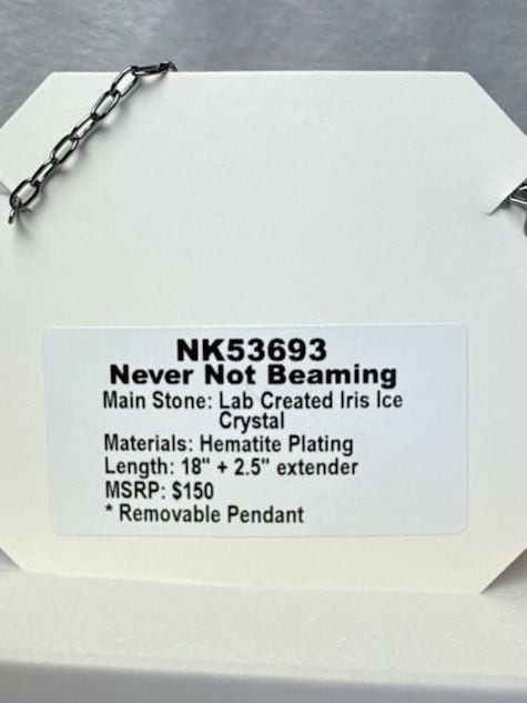 Bomb Party Never Not Beaming Created Iris Ice Crystal on Hematite